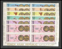 223b YAR (nord Yemen) MNH ** N° 761 / 766 A Jeux Olympiques (olympic Games) Sapporo Gold Médalists Killy Fleming Bloc 4 - Yemen