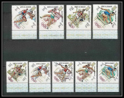 221 - Umm Al Qiwain MNH ** Mi N° 323 / 331 A Overprint Gold Jeux Olympiques Olympic Games MEXICO 68 Basket Javelin - Sommer 1968: Mexico