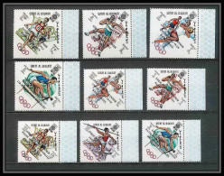 219 - Umm Al Qiwain MNH ** Mi N° 285 / 293 A Overprint Black Jeux Olympiques Olympic Games MEXICO 68 Basket Javelin  - Umm Al-Qaiwain