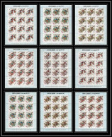 221d Umm Al Qiwain MNH ** N° 323 / 331 A Overprint Gold Jeux Olympiques Olympic Games MEXICO 68 Basket Feuilles (sheets) - Umm Al-Qaiwain