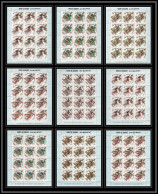 221d Umm Al Qiwain MNH ** N° 323 / 331 A Overprint Gold Jeux Olympiques Olympic Games MEXICO 68 Basket Feuilles (sheets) - Estate 1968: Messico