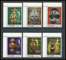 215b - Ras Al Khaima MNH ** Mi N° 259 / 262 A +347 / 348 A Jeux Olympiques (olympic Games) Mexiico 68 Masque (mask) - Zomer 1968: Mexico-City