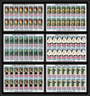 216c YAR (nord Yemen) MNH ** N° 1011/1016 A Silver Jeux Olympiques Olympic Games MEXICO Tableau Painting Feuilles Sheets - Zomer 1968: Mexico-City