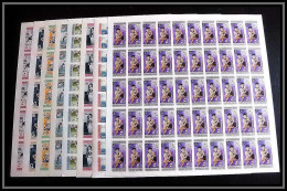 209b Dominicana MNH ** N° 660 / 667 B Non Dentelé (Imperf) Jeux Olympiques (olympic Games MELBOURNE Feuilles Sheets - Dominicaine (République)