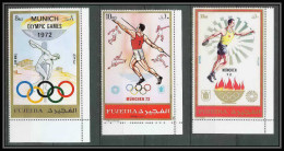 202 - Fujeira MNH ** Mi N° 882 + A/B 882 Jeux Olympiques (olympic Games) MUNICH 72 Thrower Discus Javelin - Ete 1972: Munich