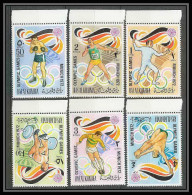 191 Ras Al Khaima MNH ** Mi N° 649 / 654 A Jeux Olympiques (olympic Games) MUNICH 72 Football (Soccer) Fencing Diving - Ete 1972: Munich