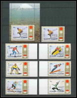 189c Fujeira MNH ** Mi N° 839 / 844 + Bloc 90 A Overprint Jeux Olympiques (olympic Games SAPPORO 72 Hockey - Hiver 1972: Sapporo