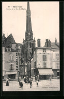 CPA Phithiviers, Entrée De La Rue De L`Église, Vue De La Rue  - Other & Unclassified