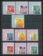 183 Fujeira MNH ** Mi N° 320 / 329 A Overprint Gold Jeux Olympiques (olympic Games) Mexico 68 Cycling Weightlifting  - Sommer 1968: Mexico