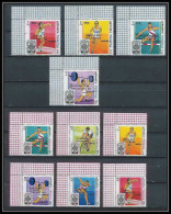 182 - Fujeira MNH ** Mi N° 292 / 301 A Overprint Black Jeux Olympiques (olympic Games) Mexico 68 Cycling Weightlifting - Fujeira