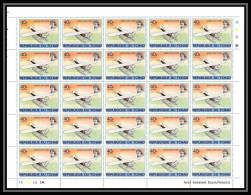 317 Tchad Yvert ** MNH N° 217 Avion (plane Planes Avions) Saint Exupery Feuilles (sheets) - Tschad (1960-...)