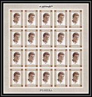 300d - Fujeira MNH ** Mi N°374/380 B Paire Non Dentelé (Imperf) Kennedy Feuilles (sheets) - Kennedy (John F.)