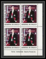 304a Tchad Yvert ** MNH N° 328 De Gaulle Bloc 4 - De Gaulle (General)
