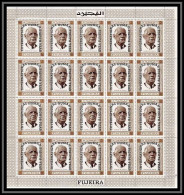 299k - Fujeira MNH ** Mi N°A 377 A Overprint De Gaulle Feuilles (sheets) - De Gaulle (Generaal)