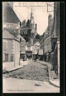 CPA Gien, Place Aux Herbes Et Rue Du Pont  - Gien