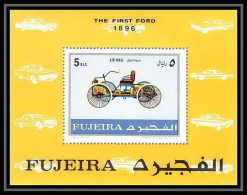 295 - Fujeira MNH ** Mi Bloc N° 40 A Voiture (Cars Car Automobiles Voitures) First Ford 1896  - Fudschaira