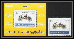 295a - Fujeira MNH ** Mi Bloc N° 40 A Voiture (Cars Car Automobiles Voitures) First Ford 1896  - Fujeira
