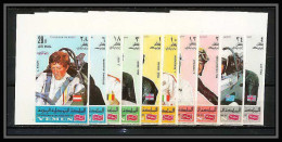 292a - Yemen Kingdom MNH ** Mi N° 633 /642 B Non Dentelé Imperf Voiture Cars Automobiles Voitures Motocycle Car Racers - Voitures