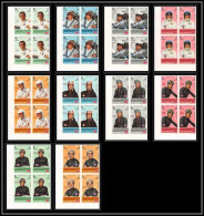 292c - Yemen Kingdom MNH ** Mi N° 633 / 642 B Non Dentelé Imperf Voiture Cars Automobiles Voitures Motocycle Car Racers  - Auto's