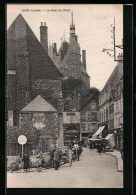 CPA Gien, Maison Du XVe Siècle, Rue Gambetta La Rue Du Pont  - Gien