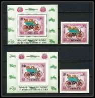 284a - Yemen Kingdom MNH ** Mi N° 226 A / B + TIMBRES Voiture (Cars Car Automobiles Voitures) Non Dentelé (Imperf) - Yemen