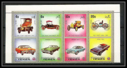 281 - Yemen Kingdom MNH ** Mi N° 1180 / 1183 A Silver Voiture (Cars Car Automobiles Voitures)  - Yémen