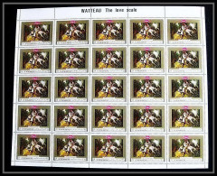 272n - Yemen Kingdom MNH ** Mi N° 724 A WATTEAU (france) Tableau (tableaux Painting) Feuilles (sheets) - Sonstige & Ohne Zuordnung