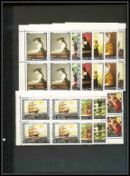 273a - Yemen Kingdom MNH ** Mi N° 557 / 566 A Tableau (tableaux Painting) Vermeer Copley Murillo Van Leyden Goya Bloc 4 - Jemen