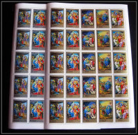 270c - Sharjah MNH ** Mi N° 737 / 746 A Life Of Jésus-Christ Religion Feuilles (sheets) - Christianity