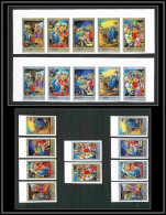 269b - Sharjah MNH ** Mi N° 737 / 746 B Life Of Jésus-Christ Religion Non Dentelé (Imperf) Bande + Timbres - Christianisme