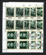 264b - Fujeira MNH ** Mi N° 424 / 430 A Bloc 4 De Gaulle Roosevelt Leclerc Churchill - Fujeira