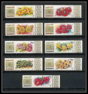 381 - Fujeira MNH ** Mi N° 381 / 389 A Fleurs (fleur Flower Wild Flowers) Roses Rosen Cote 12 Euros - Fujeira