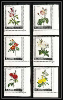 378a - Manama MNH ** Mi N° 170 /175 A Fleurs (fleur Flower Flowers) Roses Coin De Feuille - Rosen