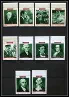 364z Fujeira MNH ** Mi N° 485 / 494 A Personalities From American History Espace (space) Kennedy Armstrong Lincoln Nixon - Fudschaira