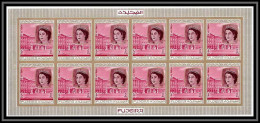 363q - Fujeira MNH ** Mi N° 484 B Elisabeth 2 - Famous British Non Dentelé (Imperf) Feuilles (sheets) - Fujeira