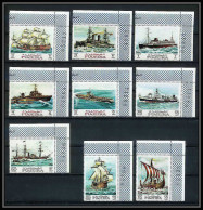 357 - Fujeira MNH ** Mi N° 234 / 242 A History Of Seafaring Bateau (bateaux Ship Ships) Coin De Feuille Cote 12 Euros - Schiffe