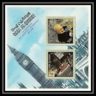 354 - Umm Al Qiwain MNH ** Mi Bloc N° 10 A Winston Churchill Overprint - Sir Winston Churchill