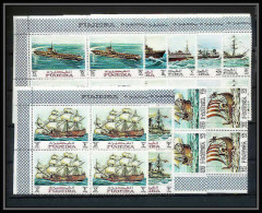 357b - Fujeira MNH ** Mi N° 234 / 242 A History Of Seafaring Bateau (bateaux Ship Ships) Bloc 4 Cote 48 Euros - Schiffe