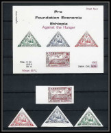 341a Ethiopie MNH ** Bloc Pro Foundation Economia Ethiopia Avions (Airplanes) Triangle 1979 Overprint Against The Hunger - Avions