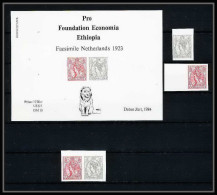 339b - Ethiopie MNH ** Bloc Pro Foundation Economia Ethiopia Bloc Netherland / Lion 1923 / 1984 - Äthiopien