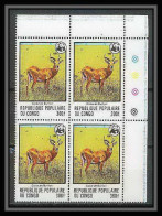 323a Congo Mi ** MNH N° 635 Cobe De Buffon Antilope Antelope Cote 52 Bloc 4 - Sonstige & Ohne Zuordnung
