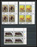 323c Congo Mi ** MNH N° 634 / 635 / 633 Bloc 4 Cobe De Buffon Antilope Antelop Chimpanzé (Hippopotame Hippopotamus)  - Sonstige & Ohne Zuordnung