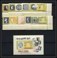 442e Umm Al Qiwain MNH ** Mi N° 55 / 64 A + Bloc 3 A Exposition Du Caire (cairo) Egypte (Egypt) 1966 Stamps On Stamps - Philatelic Exhibitions