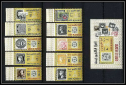442b Umm Al Qiwain MNH ** Mi N° 55 / 64 A + Bloc 3 A Exposition Du Caire (cairo) Egypte (Egypt) 1966 Stamps On Stamps - Briefmarkenausstellungen