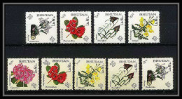 437a Bhutan (bouthan) MNH ** Yvert N° 101 / 109 Mi 130-138 Fleurs (fleur Flower Flowers) 1967  - Sonstige & Ohne Zuordnung