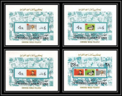 431a Yemen Kingdom MNH ** Blocs N° 126 / 129 International Philately Roosevelt La Renotière Al Islam Ismail - Briefmarkenausstellungen