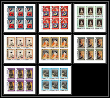 433 Ras Al Khaima MNH ** Mi N° 410 / 417 B Osaka Expo 70 Exposition Universelle Feuilles (sheets) Non Dentelé Imperf - Briefmarken Auf Briefmarken