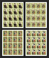 425 Sharjah MNH ** Mi N° 602 / 609 B Japanese Paintings Osaka 70 Exposition Universelle Feuilles Sheets Non Dentelé Impe - 1970 – Osaka (Japon)