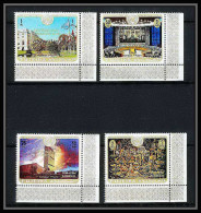 420d Fujeira MNH ** Mi N° 509 / 512 A Overprint Gold International Education United Nations Nations Unies ONU UNO New Y - UNO