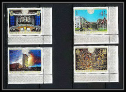 420b Fujeira MNH ** Mi N° 505 / 508 A United Nations Nations Unies ONU UNO Headquarters New York Coin De Feuille - UNO
